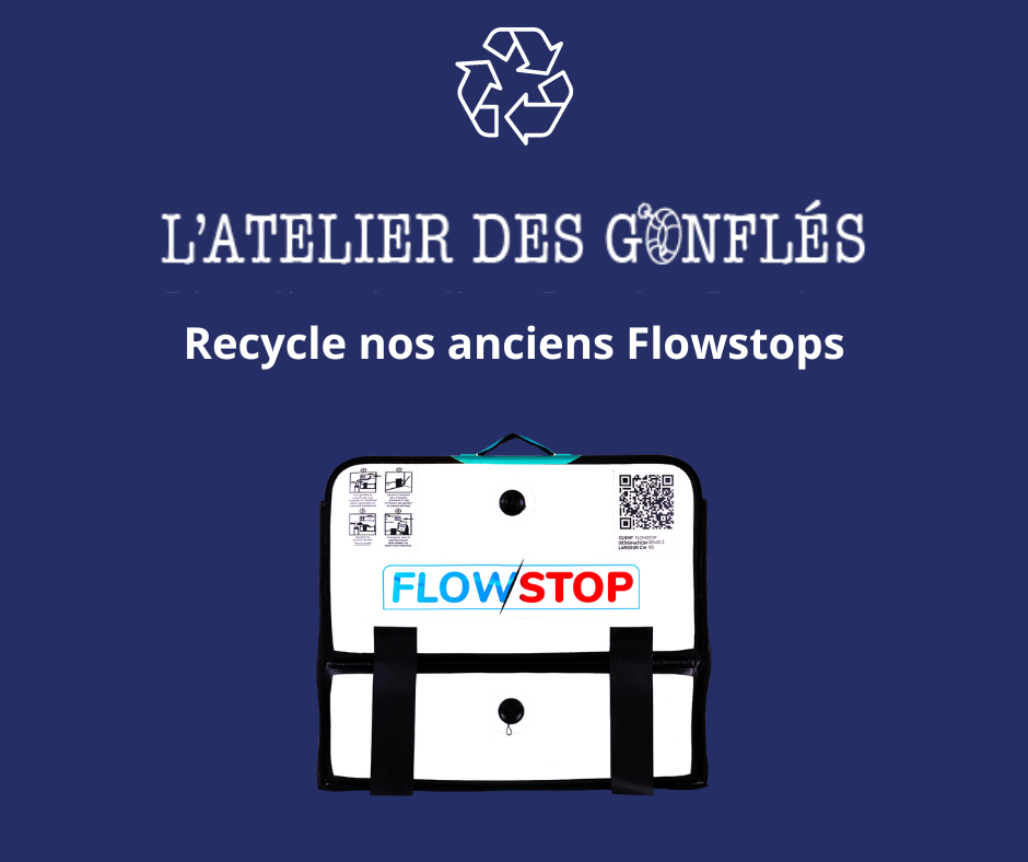 Flowstop et l&rsquo;atelier des gonflés un partenariat innovant pour le recyclage